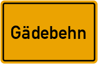 Gädebehn in Mecklenburg-Vorpommern