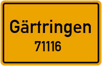 71116 Gärtringen