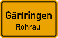 Kirchplatz in GärtringenRohrau