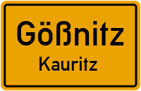 Gartenstraße in GößnitzKauritz