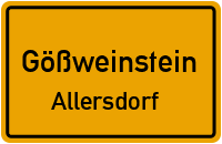 Straßenverzeichnis Gößweinstein Allersdorf