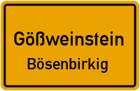 Straßenverzeichnis Gößweinstein Bösenbirkig