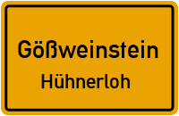 Straßenverzeichnis Gößweinstein Hühnerloh