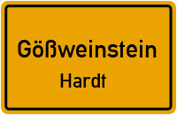 Straßenverzeichnis Gößweinstein Hardt