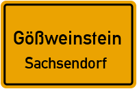 Straßenverzeichnis Gößweinstein Sachsendorf