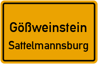 Straßenverzeichnis Gößweinstein Sattelmannsburg