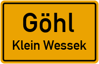 Straßen in Göhl Klein Wessek