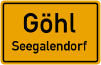 Straßen in Göhl Seegalendorf