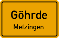 Straßen in Göhrde Metzingen