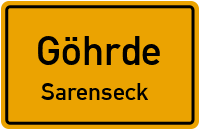 Straßenverzeichnis Göhrde Sarenseck