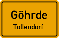 Straßen in Göhrde Tollendorf