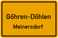 Straßen in Göhren-Döhlen Meinersdorf