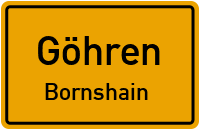Straßen in Göhren Bornshain