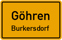 Straßen in Göhren Burkersdorf