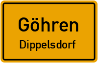Straßen in Göhren Dippelsdorf