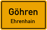 Gartenstraße in GöhrenEhrenhain