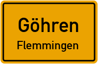 Straßen in Göhren Flemmingen