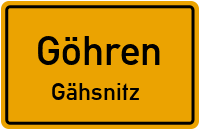 Straßen in Göhren Gähsnitz