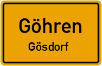 Straßen in Göhren Gösdorf