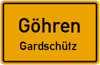 Straßen in Göhren Gardschütz