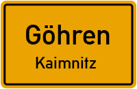 Straßen in Göhren Kaimnitz