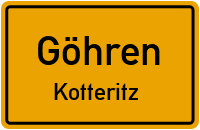 Straßen in Göhren Kotteritz