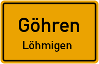 Straßen in Göhren Löhmigen