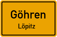 Straßen in Göhren Löpitz