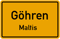 Straßen in Göhren Maltis