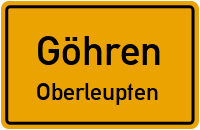 Straßen in Göhren Oberleupten