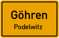 Straßen in Göhren Podelwitz