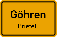 Straßen in Göhren Priefel