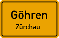 Straßen in Göhren Zürchau