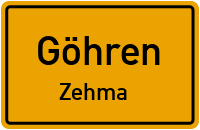 Straßen in Göhren Zehma