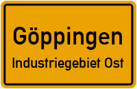 Esslinger Straße in GöppingenIndustriegebiet Ost