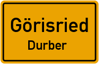 Marktoberdorfer Straße in 87657 Görisried (Durber)