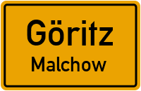 Malchow Damerower Weg in GöritzMalchow