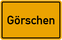 City Sign Görschen