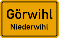 Straßen in Görwihl Niederwihl