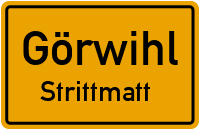 Straßenverzeichnis Görwihl Strittmatt