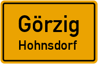Feldstraße in GörzigHohnsdorf