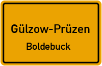 Straße Des Friedens in Gülzow-PrüzenBoldebuck