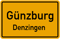 Straßenverzeichnis Günzburg Denzingen