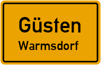 Straßenverzeichnis Güsten Warmsdorf