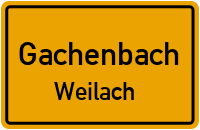 Dorfstraße in GachenbachWeilach