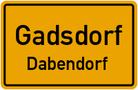 Straßen in Gadsdorf Dabendorf