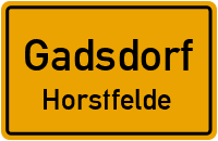 Straßen in Gadsdorf Horstfelde