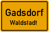 Straßen in Gadsdorf Waldstadt