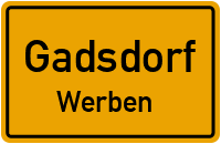 Straßen in Gadsdorf Werben