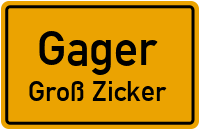 Boddenstraße in GagerGroß Zicker